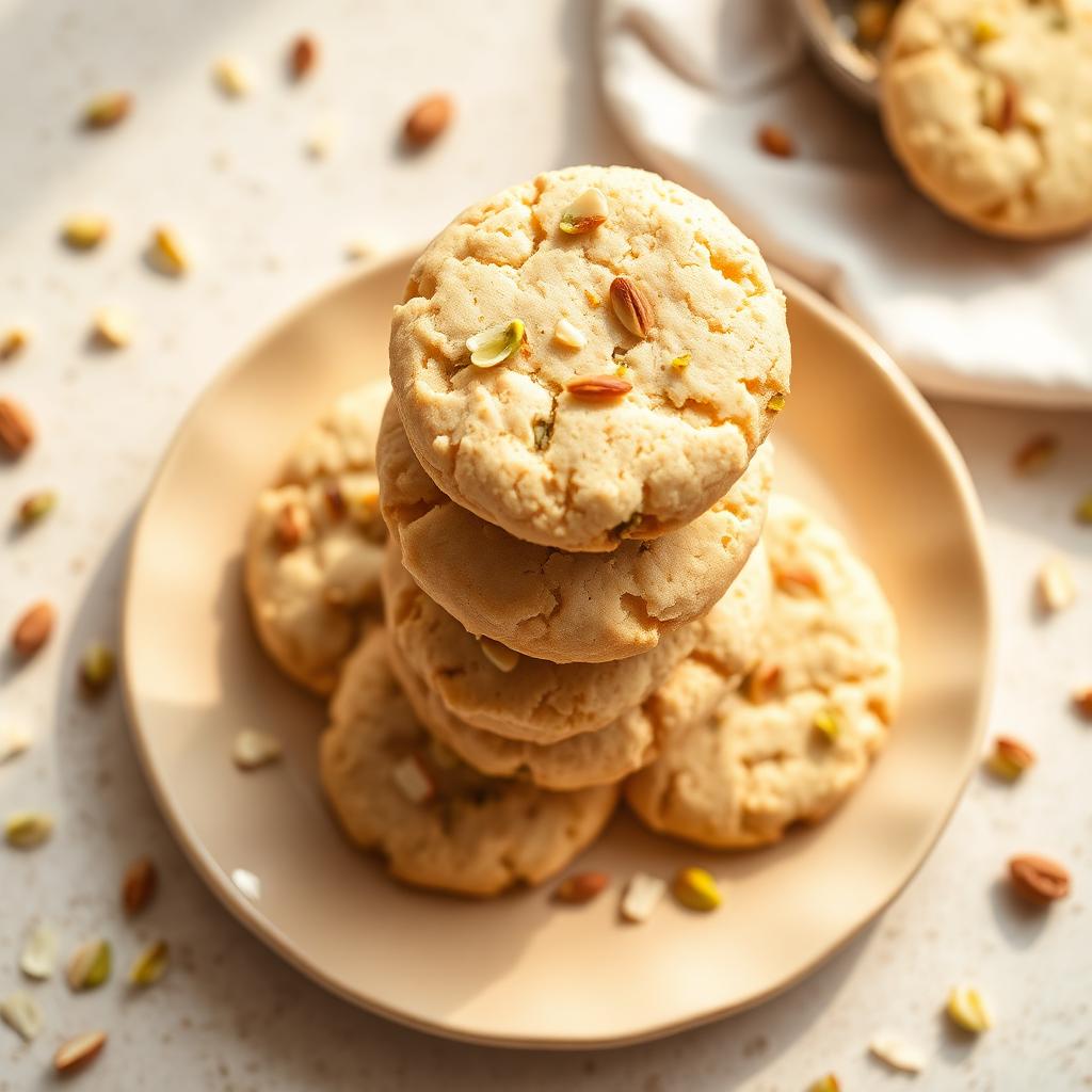 Pista Almond Cookies